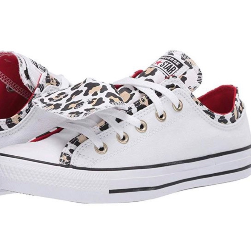 Leopard and red chuck Taylor’s